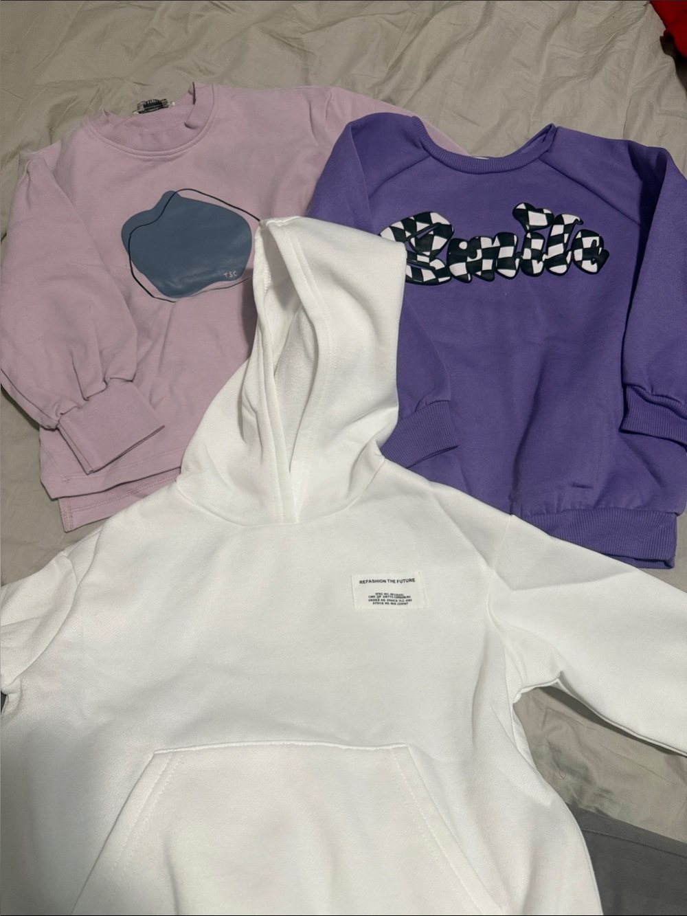 NWOT Kids Hoodie and Sweatshirt Set 5Y